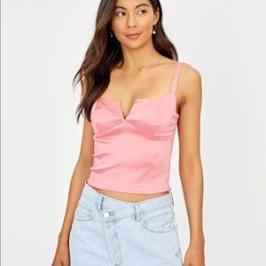 Pink glassons top